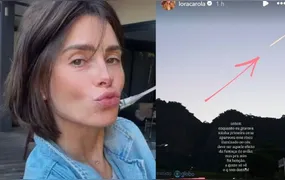 Carolina Dieckmmann mostra bastidores de 'A Viagem' e curiosidade surpreende: 'é uma benção'