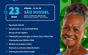 Cidadania Itinerante acontece em São Miguel no próximo sábado