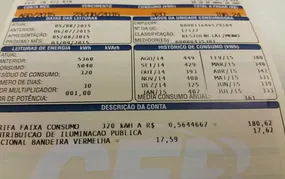 Consumidor pagará menos na conta de luz em janeiro