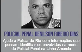 Disque Denúncia pede informações sobre os envolvidos na morte de Policial penal na Linha Amarela