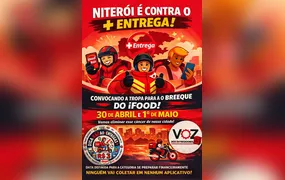 Entregadores anunciam paralisação no estado do Rio de Janeiro nos dias 30 de abril e 1° de maio