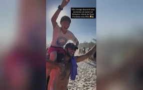 Filho mais velho de Luana e Pedro Scooby conquista primeiro lugar em campeonato de surfe