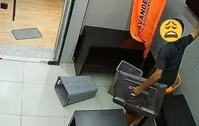 Imagens de câmeras de segurança flagram furto à cafeteria em Icaraí, Niterói