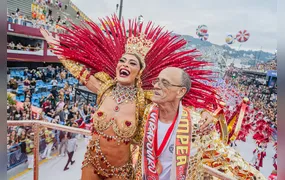 Juliana Paes e Mestre Ciça confirmados para o desfile da vitória da Viradouro, nesse sábado (7), em Niterói