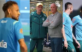 Lesão de Neymar, primeira coletiva e visita de Felipão; Confira detalhes do segundo dia de treinos da seleção