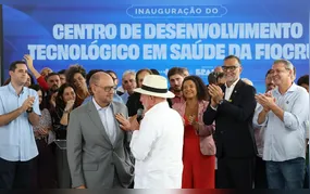 Lula participa de inauguração de centro tecnológico da Fiocruz e anuncia transporte para pacientes do SUS no Rio