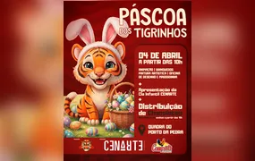 Manhã dos Tigrinhos promove edição especial de Páscoa no Porto da Pedra, em São Gonçalo