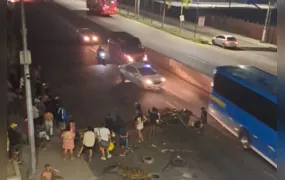 Moradores fazem protestos por falta de energia; mais de 7 mil clientes sem luz em Niterói