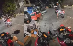 Motoboy registra próprio assalto em câmera instalada no capacete na Zona Norte do Rio