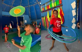 Oficinas do Lona na Lua impulsionam desenvolvimento infantojuvenil em Tanguá