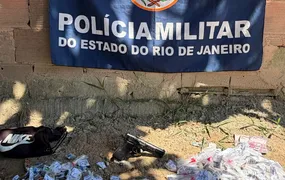 Preso com arma e drogas no Areal, em Itaboraí