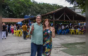 Roberto Salles e Luciana Freitas celebram vitória de eleições para a Reitoria UFF