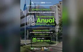 SG-PREVI convoca servidores inativos e pensionistas nascidos em abril, maio e junho para recadastramento