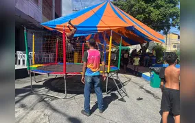 Sábado de diversão para as crianças do Coroado