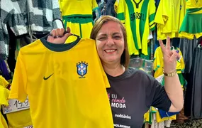 Torcedores apostam em placar vitorioso para o jogo do Brasil e Japão