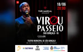 Yuri Marçal apresenta novo show solo no Teatro Municipal de São Gonçalo