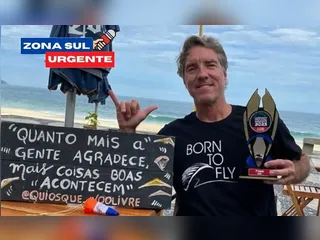 Bicampeão de asa-delta morre ao cair de parapente no Rio