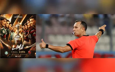 Arbitragem da final de Flamengo e Palmeiras será argentina