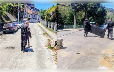 Operação da PM retira 1,5 toneladas de barricadas em comunidades de Niterói; Vídeo