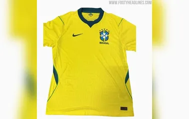 Site vaza camisa principal da seleção brasileira para a Copa do Mundo de 2026