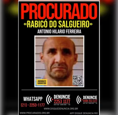 'Rabicó' 'fura' 'Operação Contenção' em São Gonçalo e consegue fugir. Saiba quem é ele!