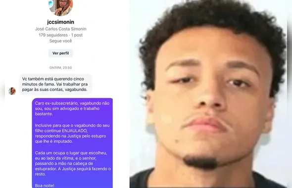 Caso Estupro Coletivo: Pai de acusado ataca advogado da adolescente de 17 anos