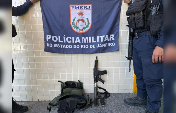 Homem é preso com fuzil no Santo Cristo, em Niterói