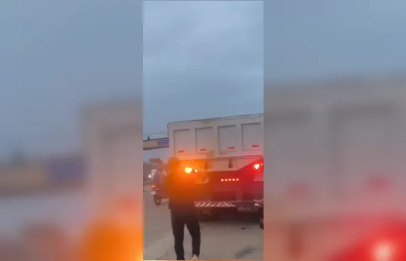 Motorista de caminhão é detido após acidente fatal na BR-101, em Itaboraí
