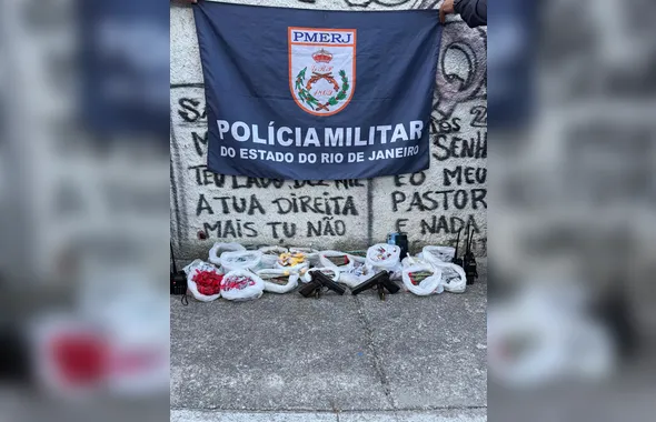 Operação no Brejal termina com três presos e apreensão de armas e drogas