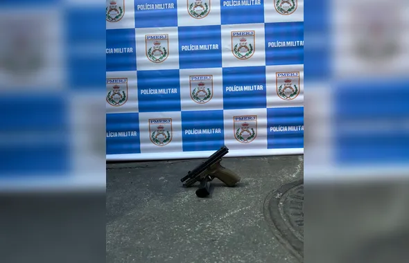 PM apreende arma e prende dois suspeitos no Gebara, em SG