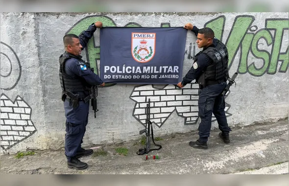 Polícia apreende espingarda após operação na Comunidade Boa Vista