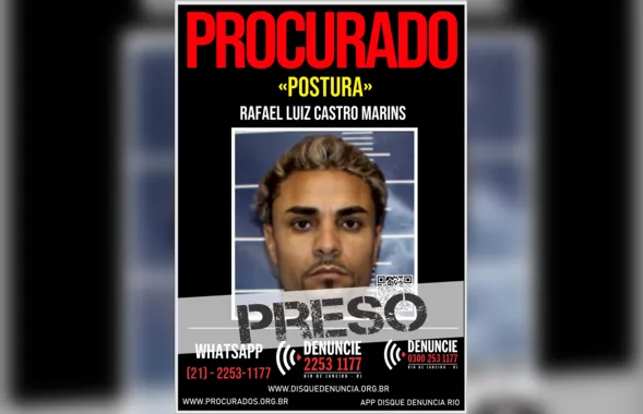 Polícia prende “Postura”, apontado como liderança do tráfico no Complexo da Alma, em São Gonçalo