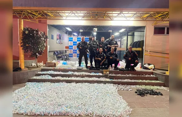 Que preju! Ação da PM causa duro golpe de mais de R$ 1 milhão ao tráfico em Maricá; Vídeo