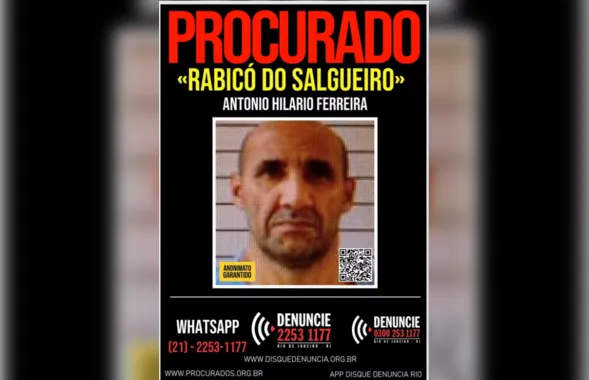 'Rabicó' 'fura' 'Operação Contenção' em São Gonçalo e consegue fugir. Saiba quem é ele!
