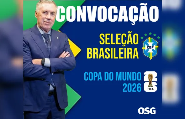 Veja a convocação da Seleção Brasileira ao vivo