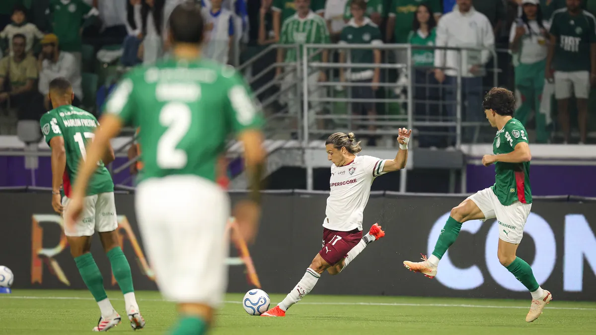 Imagem ilustrativa da imagem Em jogo muito disputado, Palmeiras vence Fluminense nos pênaltis e está na  final da Libertadores