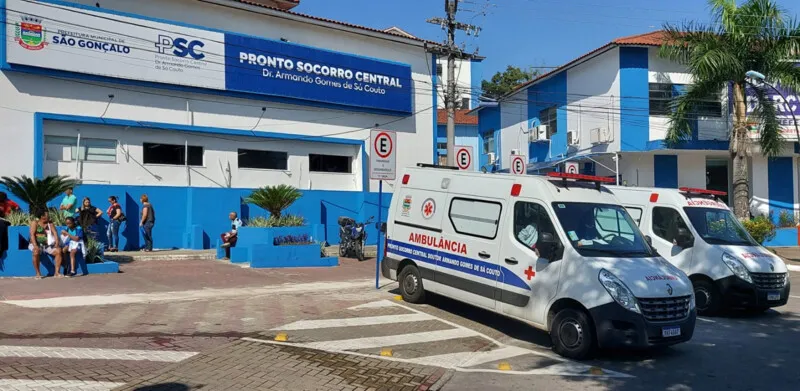 A vítima foi socorrida para o Pronto Socorro de São Gonçalo