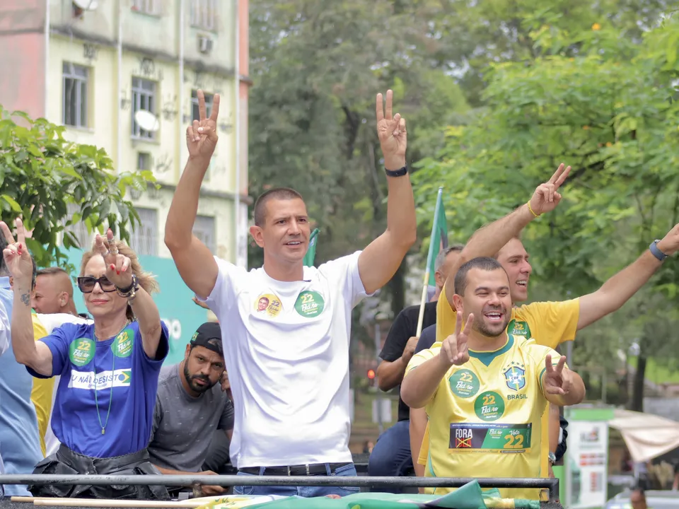 A primeira carreata do dia foi em Campo Grande