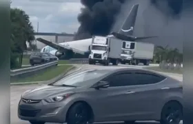 Acidente com avião da Amazon em Miami deixa pelo menos cinco mortos