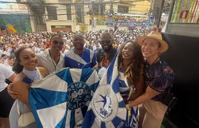 Comitiva da Beija-Flor celebra experiência única no Círio de Nazaré ao lado de Zeneida Lima, homenageada do enredo de 2027