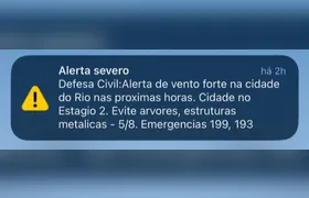 Defesa Civil emite alerta severo para ventos moderados a fortes