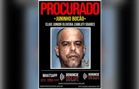 Disque Denúncia procura “Juninho Bocão”, foragido após saída temporária; homem é ligado à morte de sargento da PM