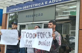 Manifestação reúne colegas de motoboy baleado por agente do Segurança Presente em Niterói