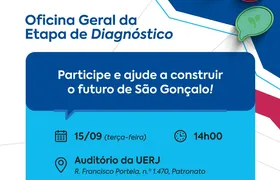 Oficina Geral do Plano Diretor de São Gonçalo acontece na próxima terça-feira (15)