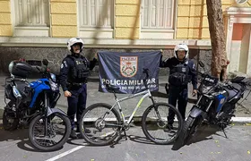 PM prendem homem e recupera bicicleta no Centro de Niterói