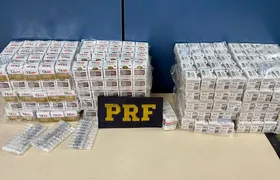PRF apreende 30 quillos de maconha e diversos medicamentos na Dutra, Baixada Fluminense do Rio