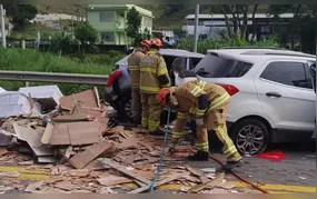 Acidente na BR-393, no RJ, deixa cinco mortos e nove feridos
