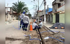 Águas do Rio faz obras na Trindade, em São Gonçalo, para regularizar abastecimento