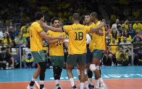 Brasil vence Venezuela e está no mundial de vôlei masculino