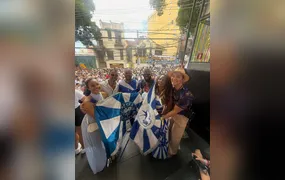 Comitiva da Beija-Flor celebra experiência única no Círio de Nazaré ao lado de Zeneida Lima, homenageada do enredo de 2027